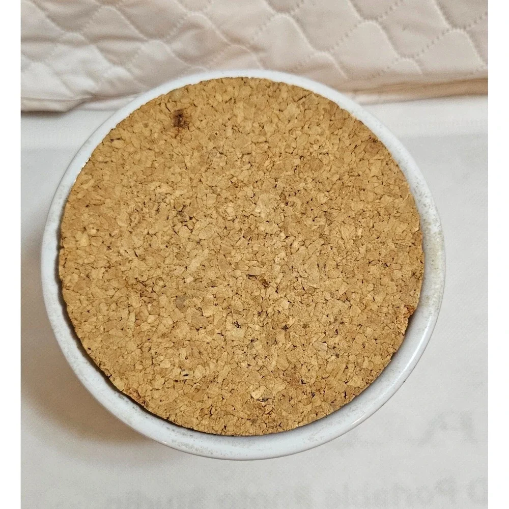 Terracotta Garlic‎ Keeper Storage Container with Cork Lid Kitchen Decor